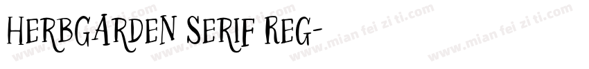 HerbGarden Serif Reg字体转换